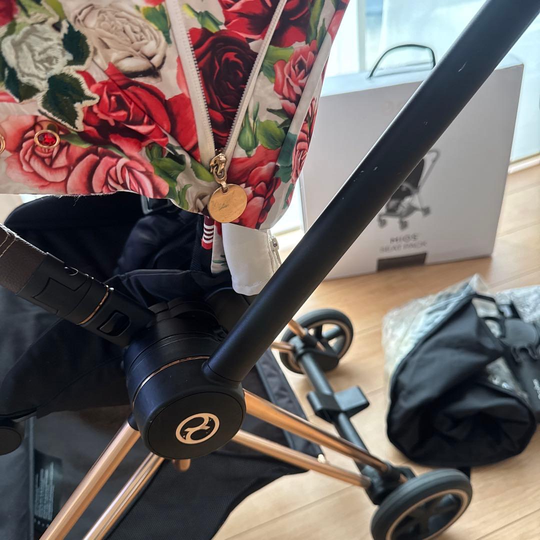 《美品》Cybex ミオス ブロッサム ベビーカー & シートパック等７点セット