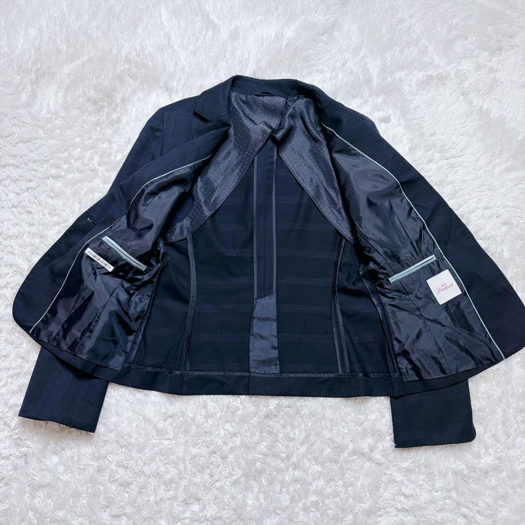 美品 エヌラインプレシャス パンツ スーツ セットアップ 洗える 近年