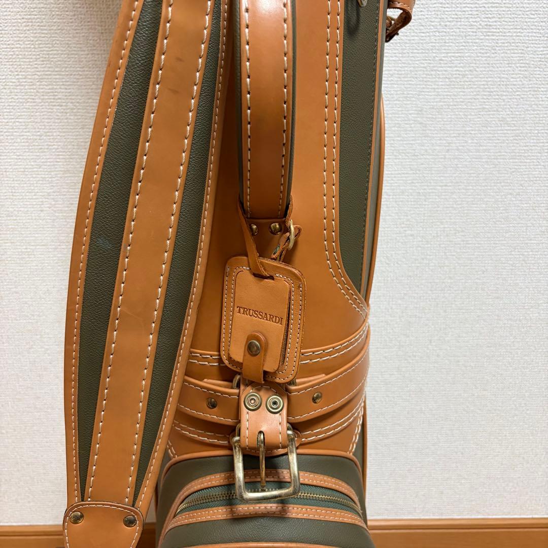 昭和レトロ 希少 ヴィンテージ TRUSSARDI トラサルディ キャディバッグ