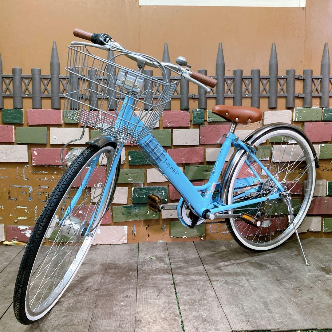 子供用自転車 Joyous ジョイアス 水色 26インチ 変速付き - メルカリ