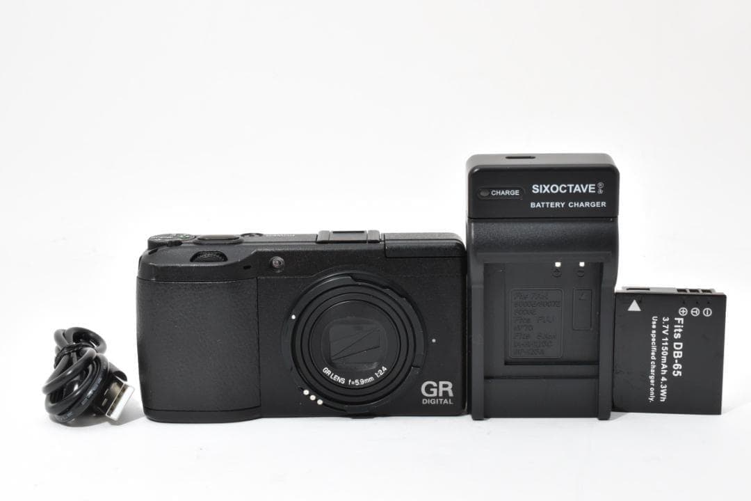 ■ 美品 ■ リコー　RICOH GR DIGITAL Ⅱ 安心の動作確認済品 RICOH GR リコー DIGITALII 1000万画素 GRDIGITALII : カメラの