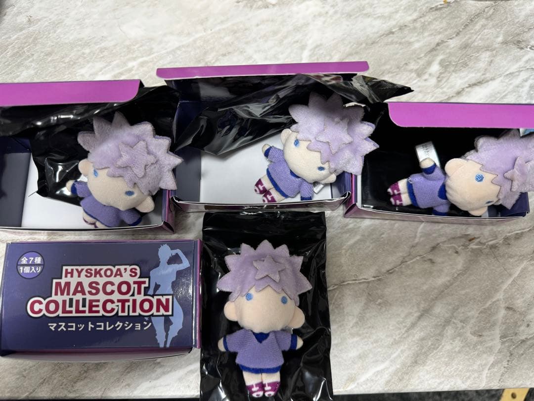 HUNTER×HUNTERマスコットコレクション usj キルア×4
