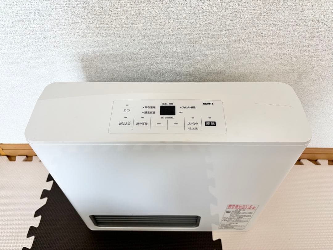 美品 ノーリツ ガスファンヒーター GFH-2406S 都市ガス用 2022年製