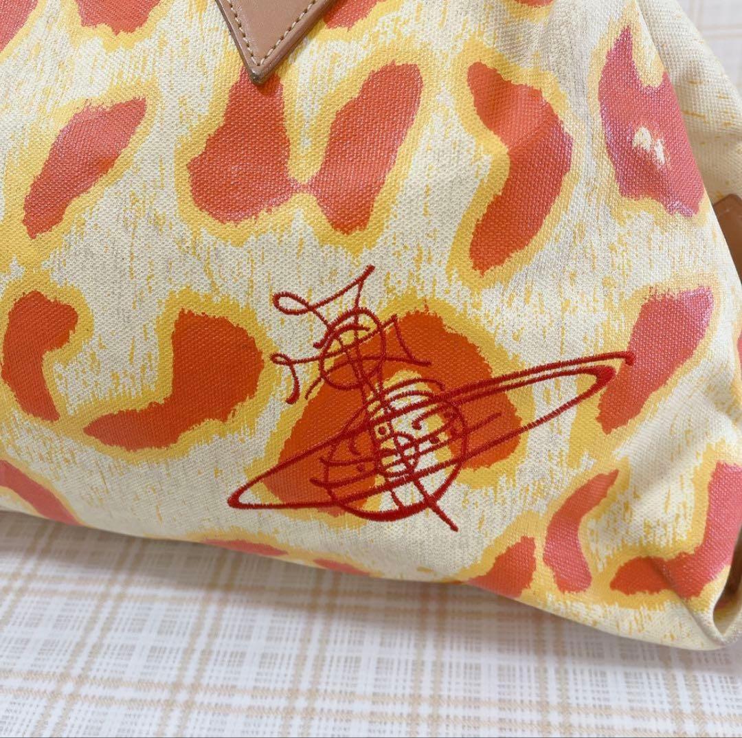 超希少VivienneWestwood ヴィヴィアン レオパード柄ボストンバッグ