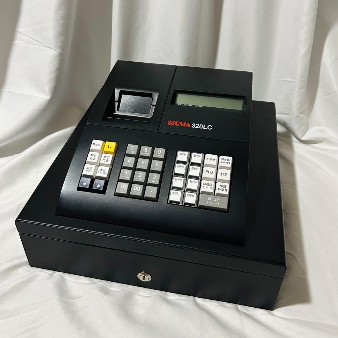 SIGMA 320LC 電子レジスター 感熱紙タイプ 取説/鍵付き - メルカリ