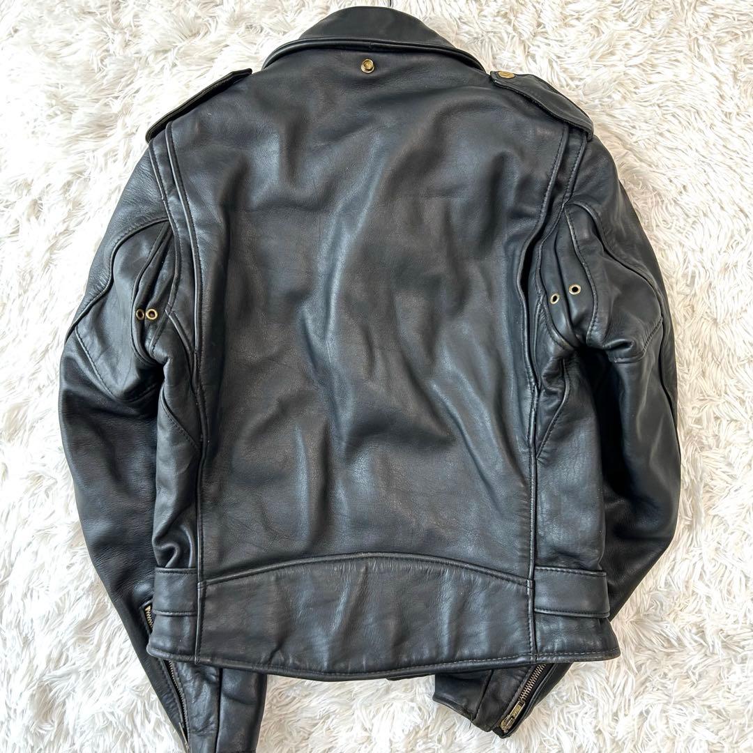 Schott 618 36 金ボタン ダブルライダースジャケット USA製 - メルカリ