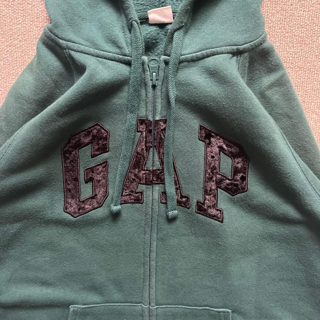 OLD GAP ジップパーカー グリーン 00s - メルカリ