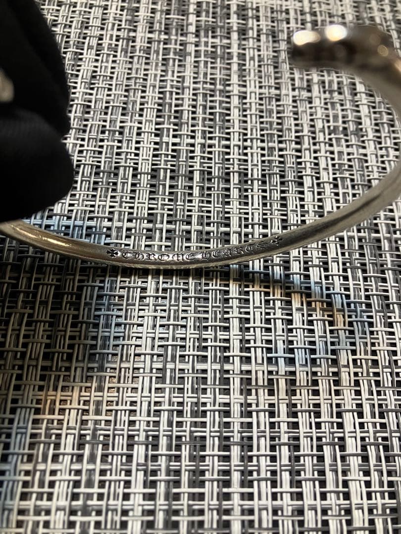 美品 クロムハーツ ダブル ドッグスキニー バングル ブレスレット 2006