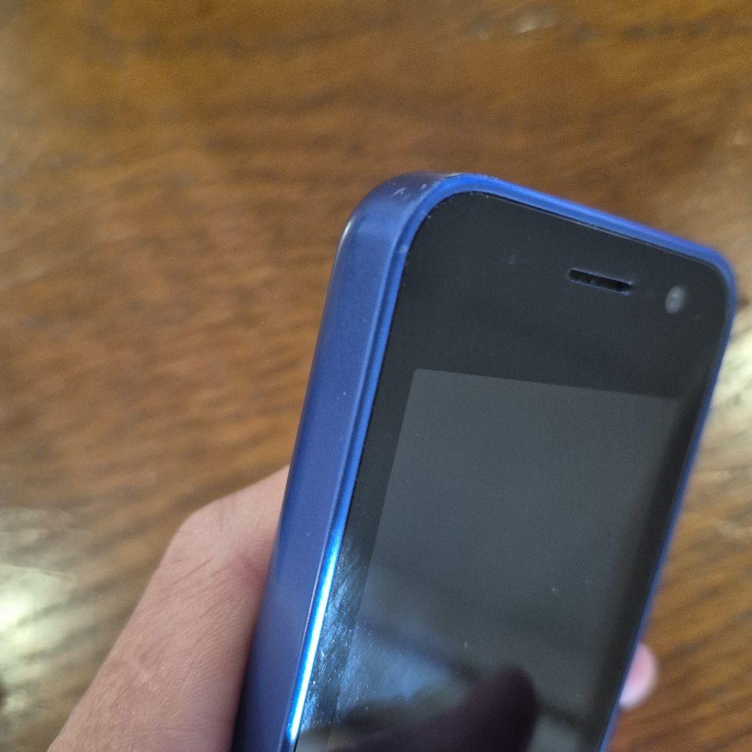 docomo キッズ携帯 青色 本体 - メルカリ