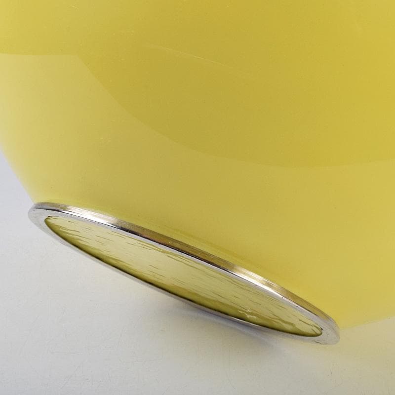 七宝焼 黄釉 花瓶 M R9074B