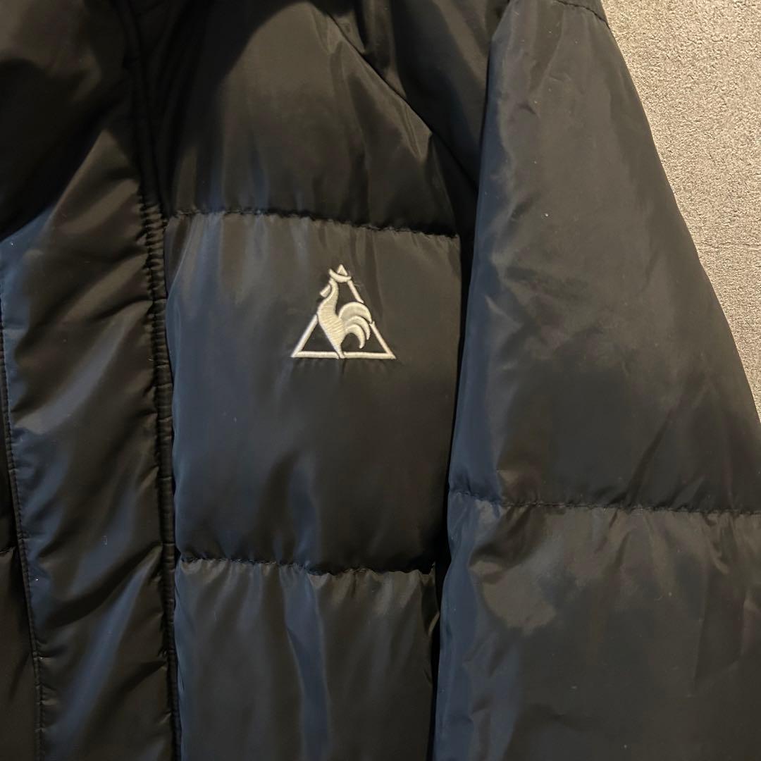 美品 ルコックスポルティフ ロングダウンコート ベンチコート M 迷彩柄