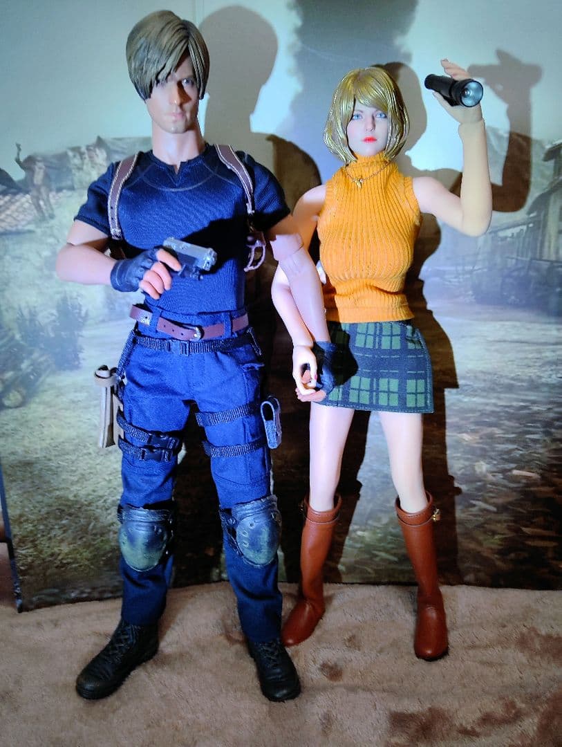 CAPCOM.[biohazard④.1/6(レオン＆アシュリー)]2体セット!