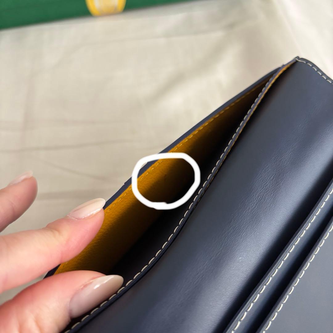 ムックムック様専用】Goyard ネイビー 長財布 付属品完備 - メルカリ