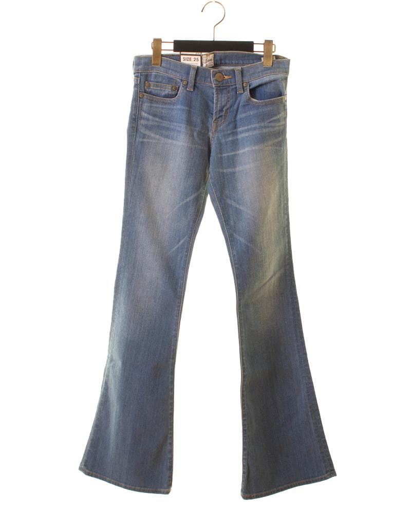 MOUSSY マウジー フレアーブーツカットデニムパンツ 25サイズ ブルー
