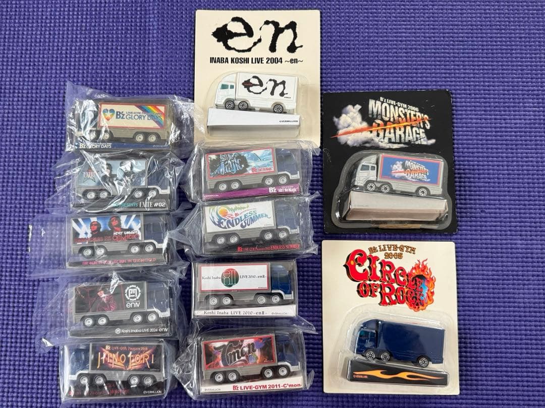 B'z 稲葉浩志　イナバサラス　ツアートラック　12台セット売り