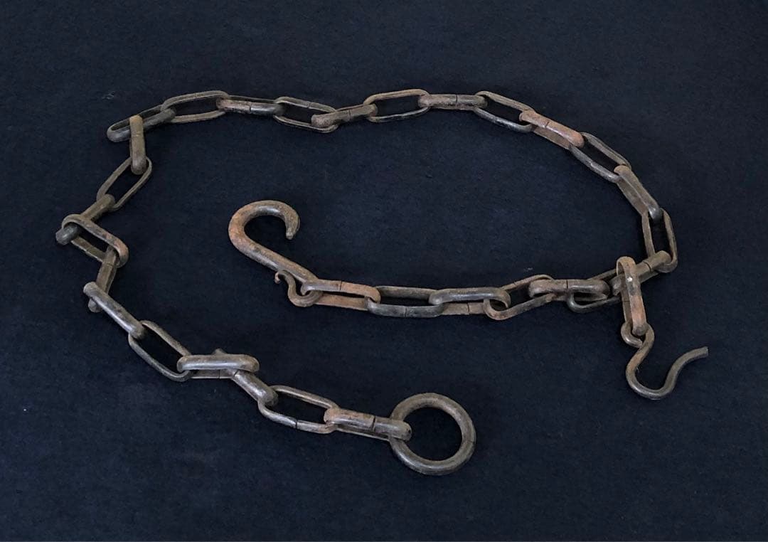 《R》茶道具 銅鑼 ドラ 撥 吊鎖付 銅羅 鳴物 仏具　260108き1