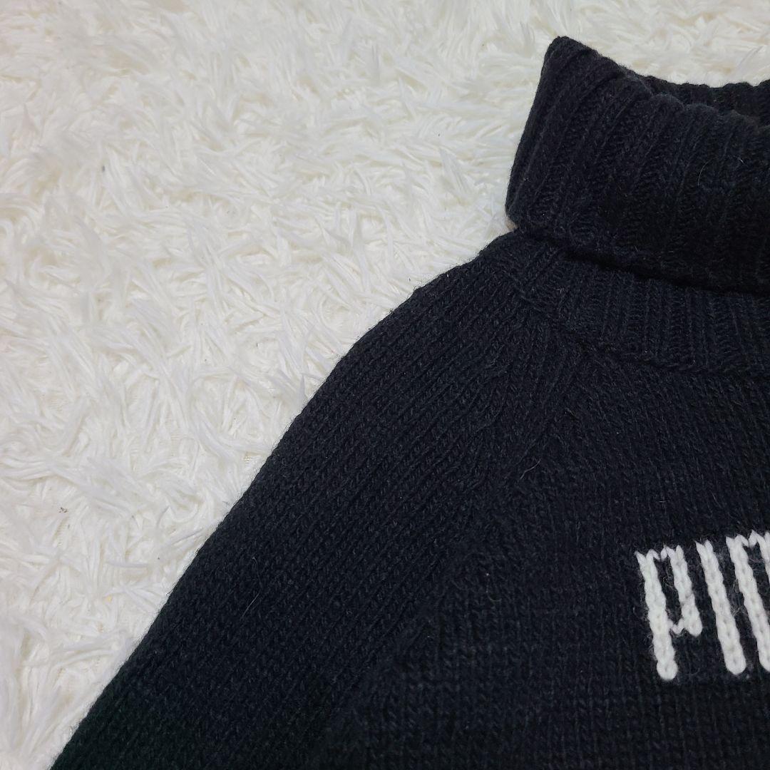 ✨️現行モデル✨️PINK HOUSE ロゴ ニット タートルネック ケーブル