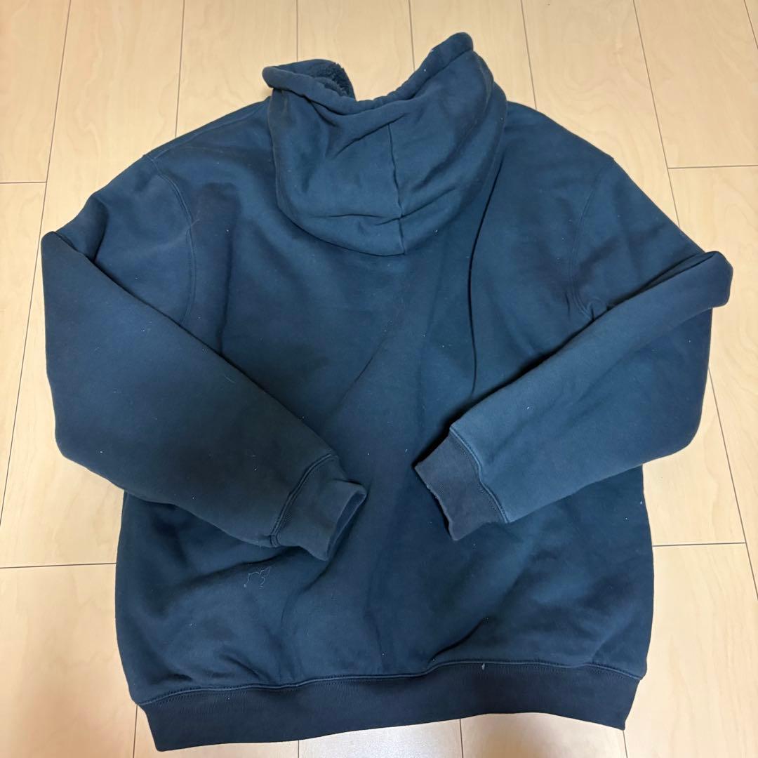 GAP ネイビーフルジップパーカー 裏起毛Lサイズ - メルカリ