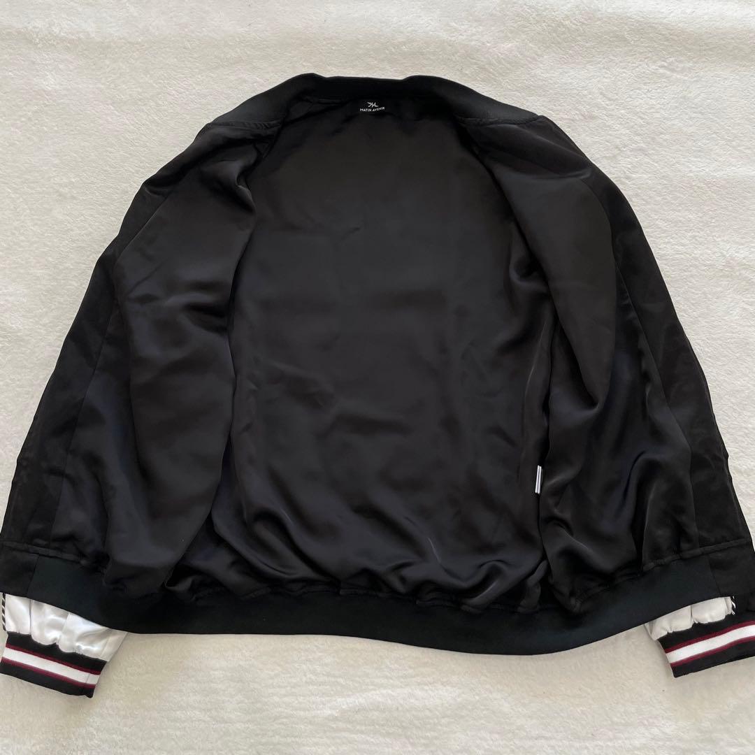 完売品 MATIN AVENIR スカジャン壱 黒豹 近年モデル 刺繍 タグ付