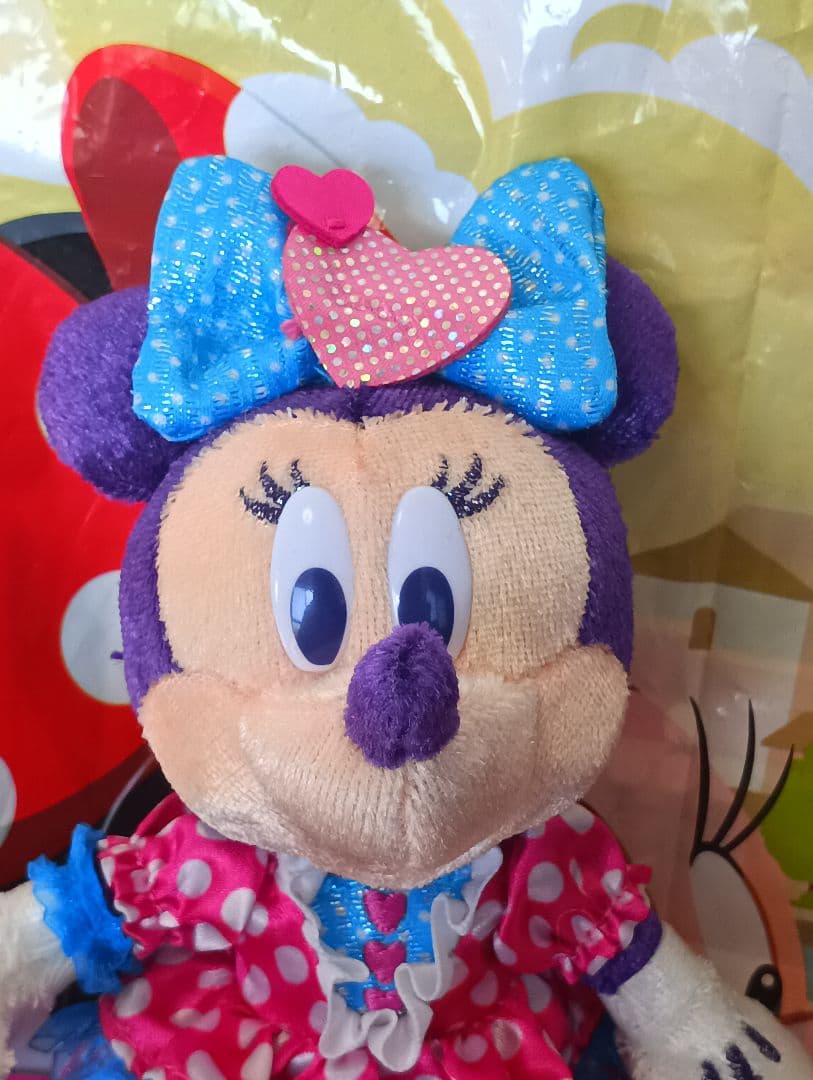 ディズニー　パルパルーザ　ぬいぐるみバッジ　ミッキー　ミニー