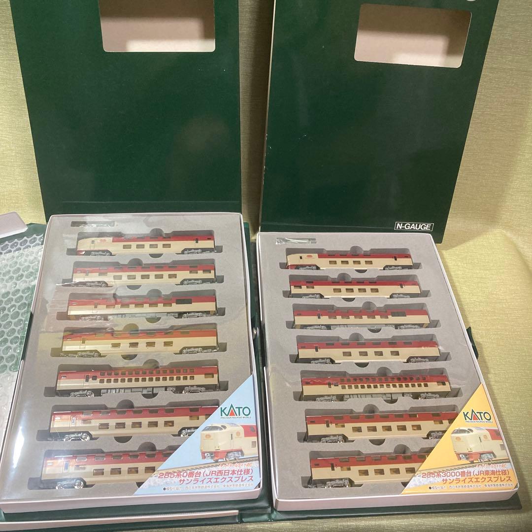 KATO 10-386/7 285 0/3000系サンライズエクスプレスセット 公式]鉄道模型(10-387285系3000番台「サンライズエクスプレス」(JR東海