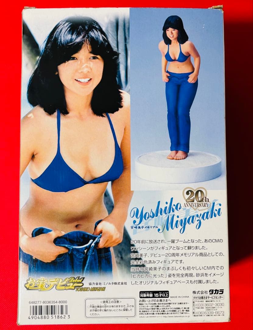 斉藤哲夫のCMソングで人気爆発した 宮崎美子のフィギュアとカメラマン