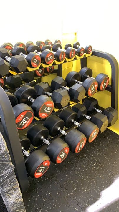 30%割引ラバーダンベル　22.5kg 32.5kg kg各2個