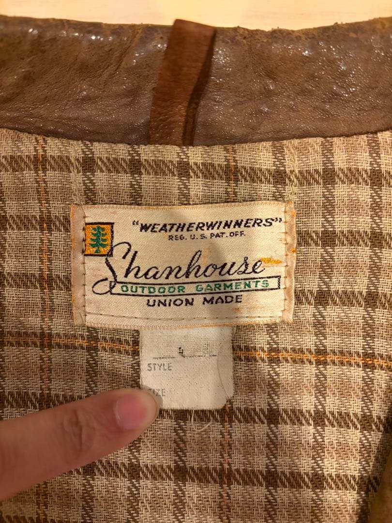 希少】40s Shanhouse スウェードスポーツジャケット - メルカリ