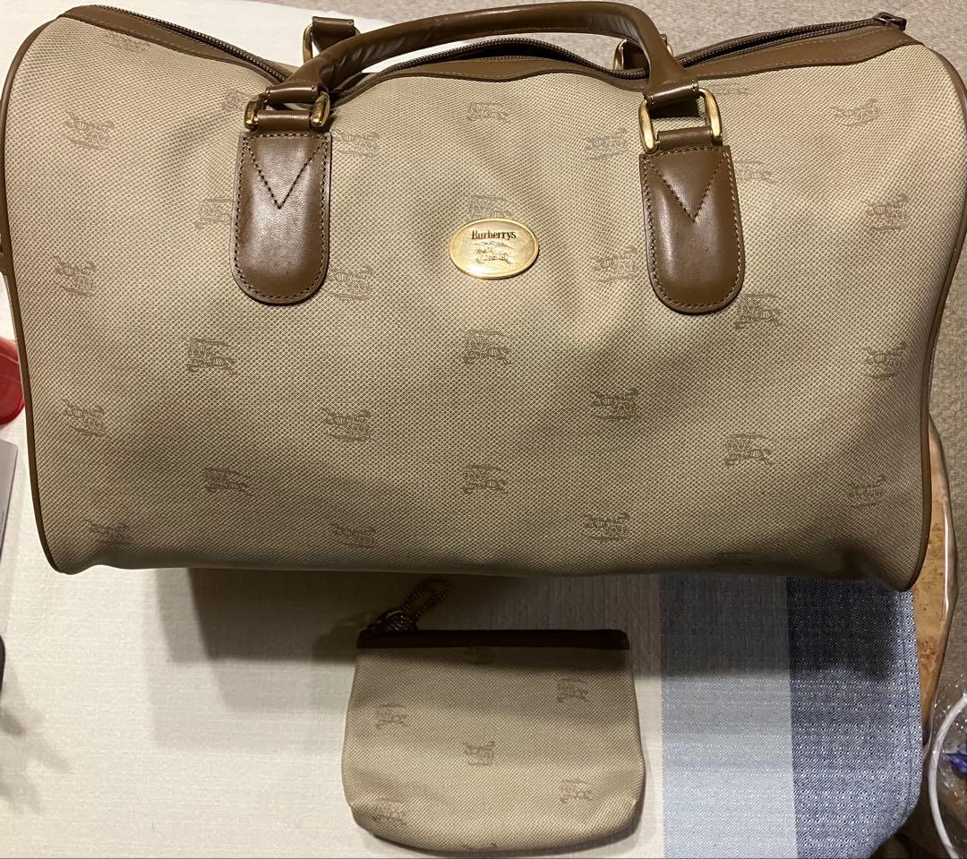 Burberry バーバリー　ボストンバック　ポーチセット 楽天市場】バーバリー（ボストンバッグ｜レディースバッグ）：バッグ