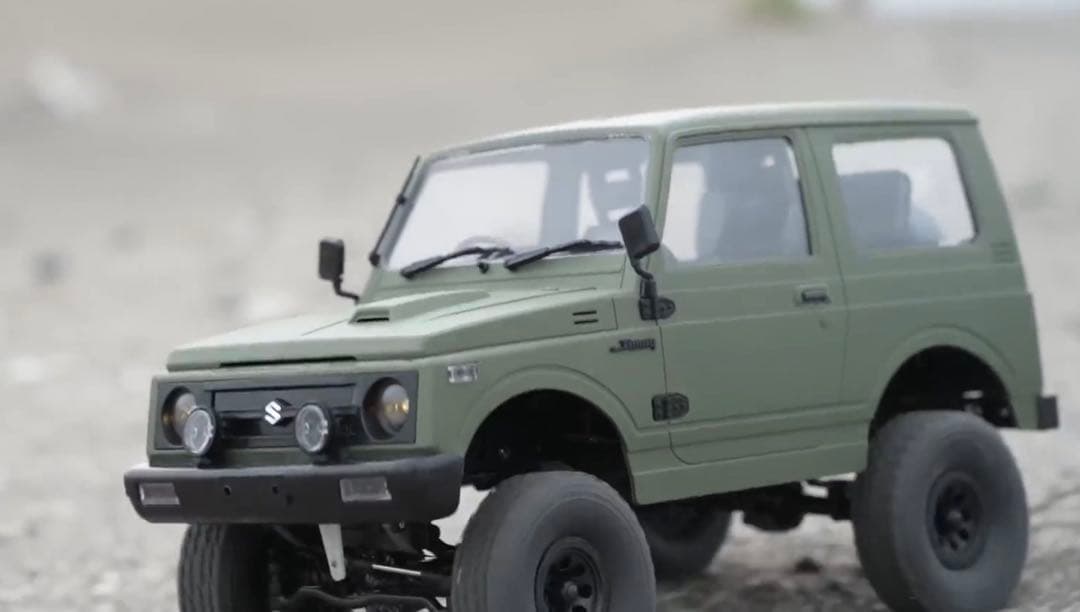 【美品】WPL C-74 1/10 4WD ジムニー オリーブ（ベースラジコン）