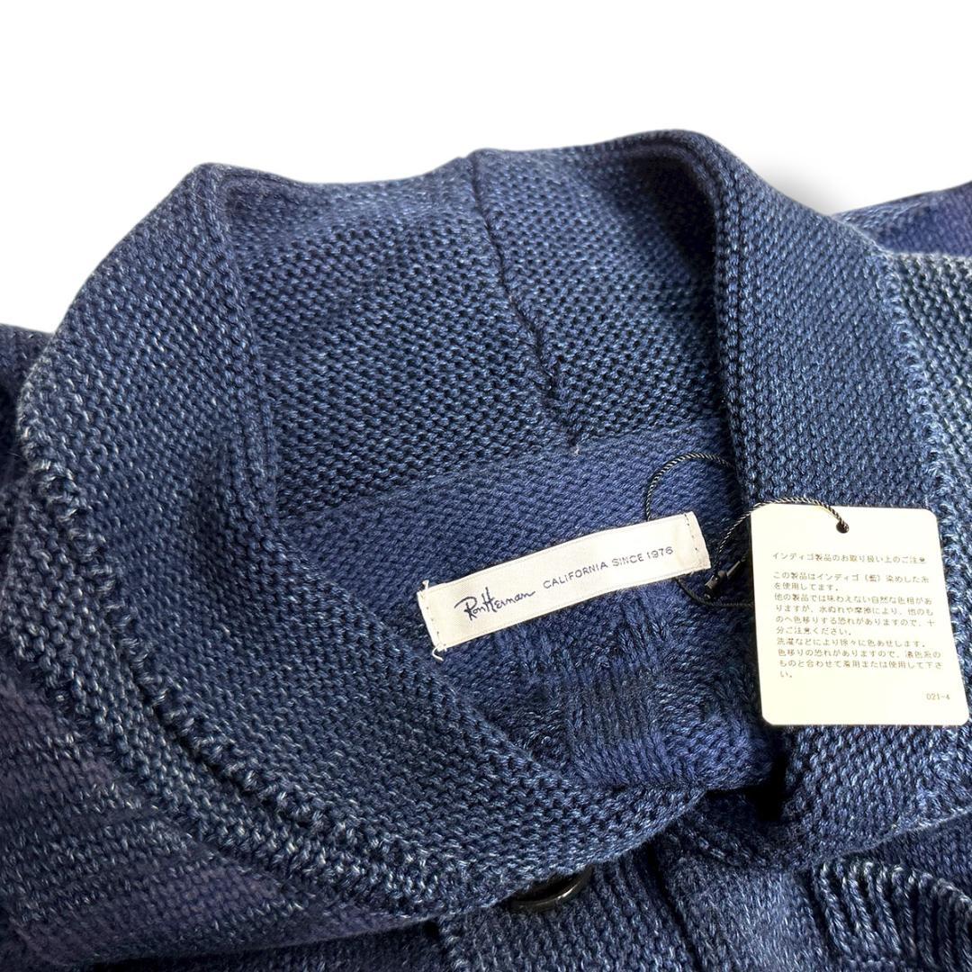 J7373新品ロンハーマン ショールカラーネイティブ柄カーディガン