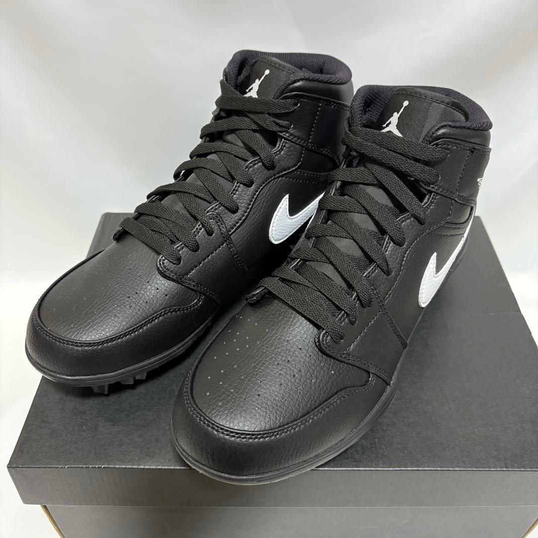 Jordan 1 Mid TD Black　アメフト スパイク 27.0cm　D