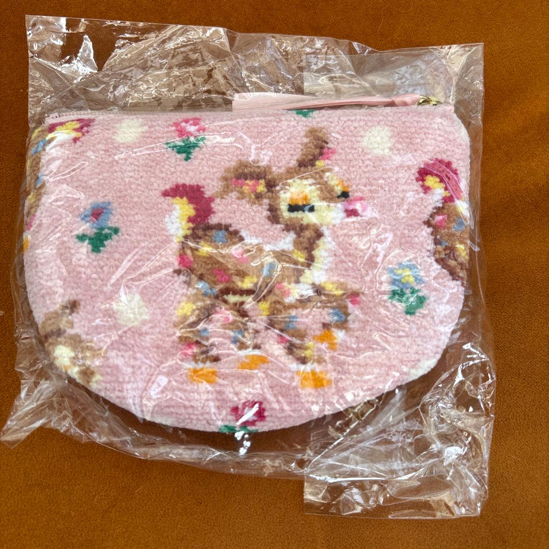 FELIER ツンツンバンビーノドットポーチ ピンク - メルカリ