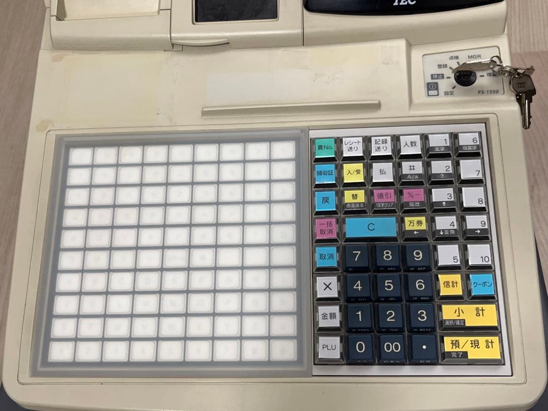 【動作OＫ】TEC 電子レジスター F S-1550 東芝テック -331-