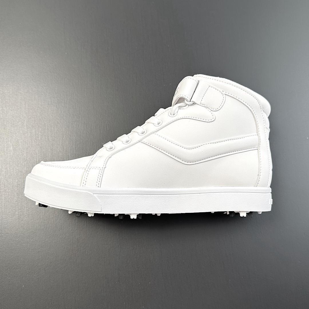 新品正規品 パーリーゲイツ 定価35200円 ゴルフシューズ 白 23.5cm