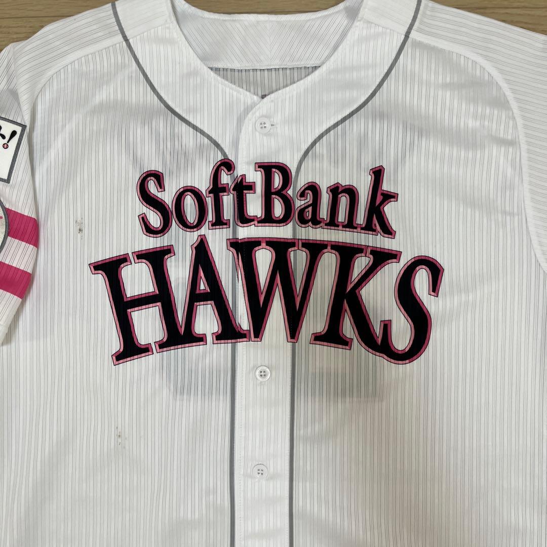 福岡ソフトバンクホークス 吉住 ピンク 鷹ガール ユニフォーム 実使用