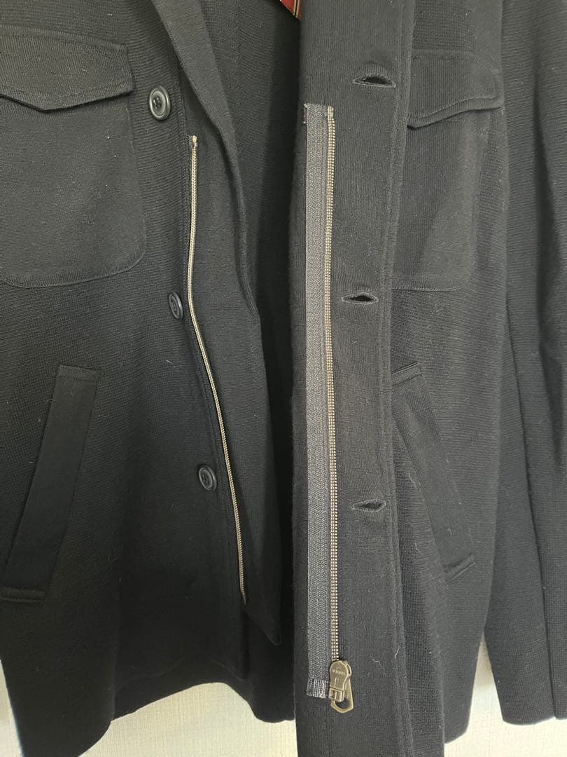 Vandori ウールニットジャケット ブラック - メルカリ