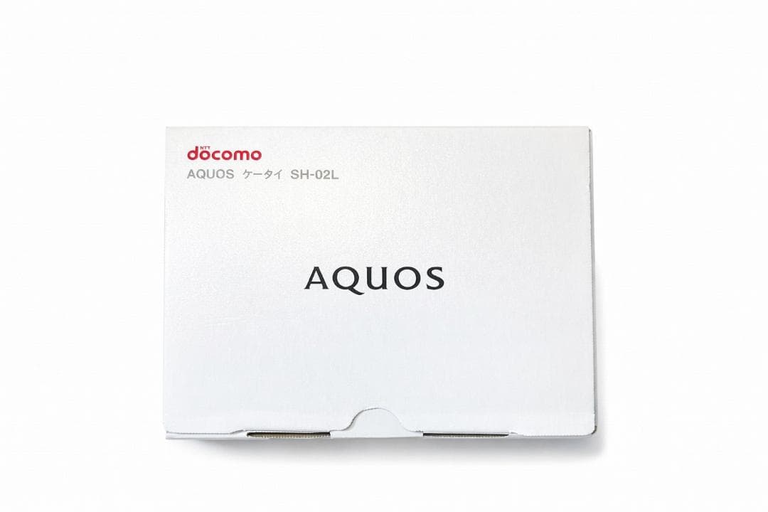 AQUOS ケータイ SH-02L [黒］ ドコモ 卓上ホルダ・箱付き - メルカリ