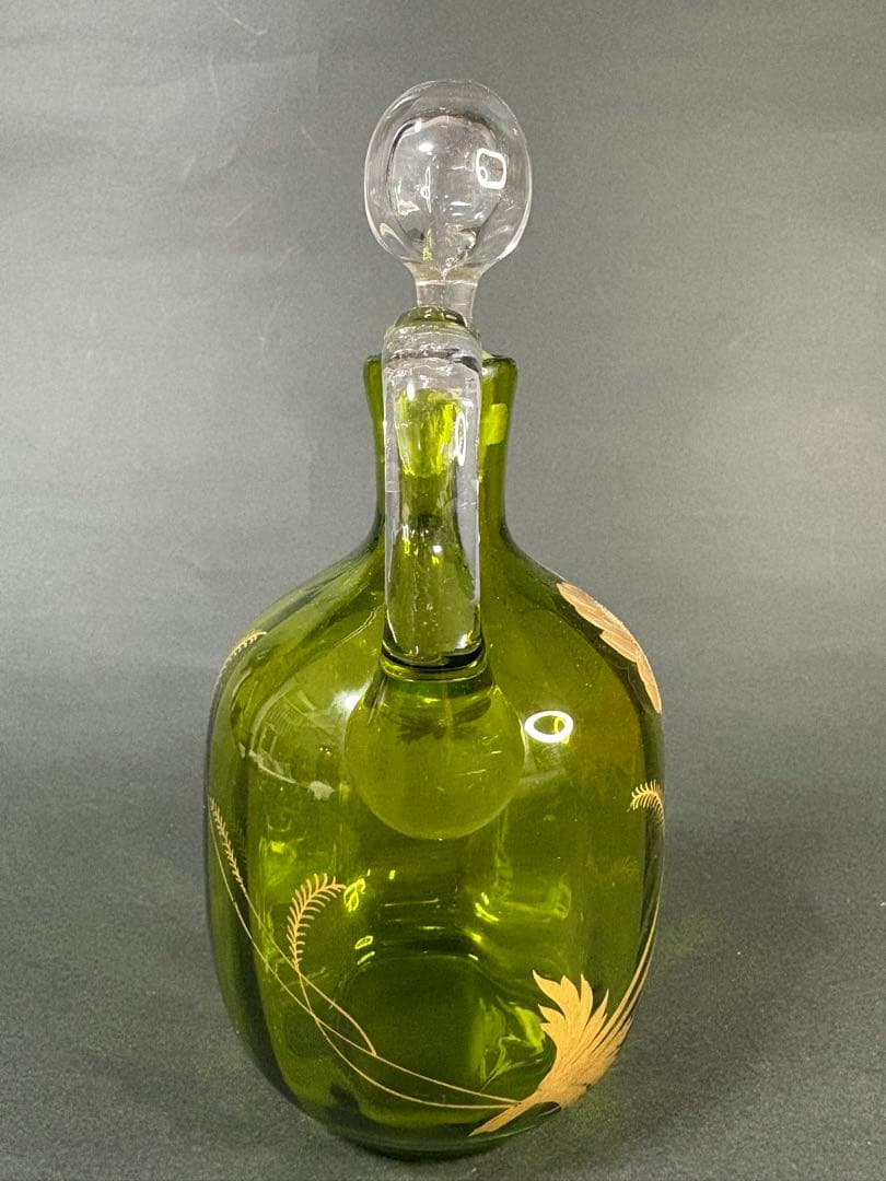 オールドバカラグリーン金彩リキュールセット - メルカリ