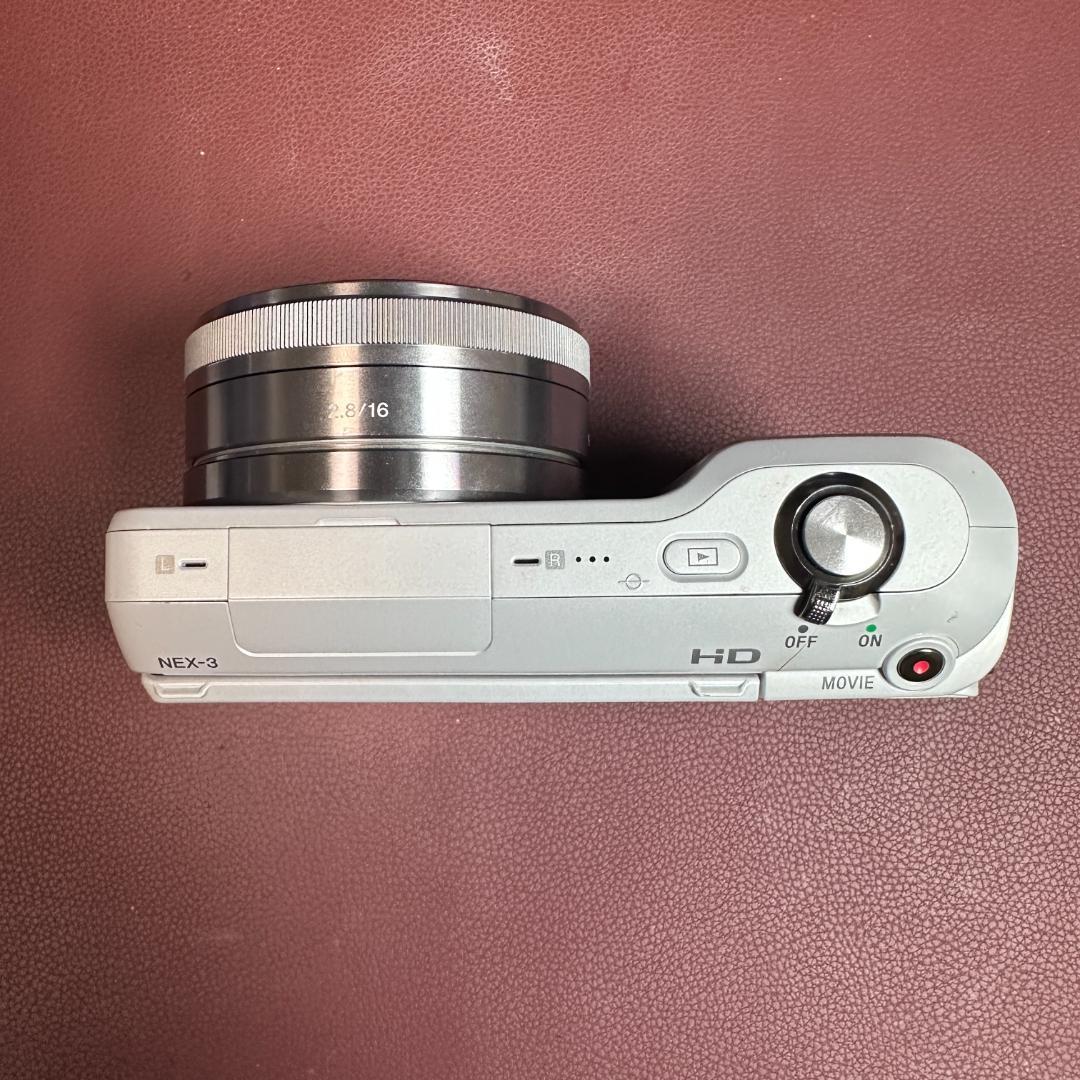 SONY NEX-3 ミラーレス一眼 ＋ 単焦点レンズ SD16GB付 - メルカリ