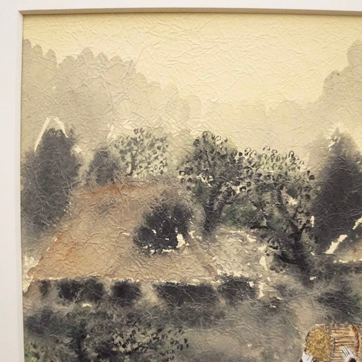 作者不詳 共シール 日本画 和紙 肉筆画 美術 芸術 絵画 アート 風景画