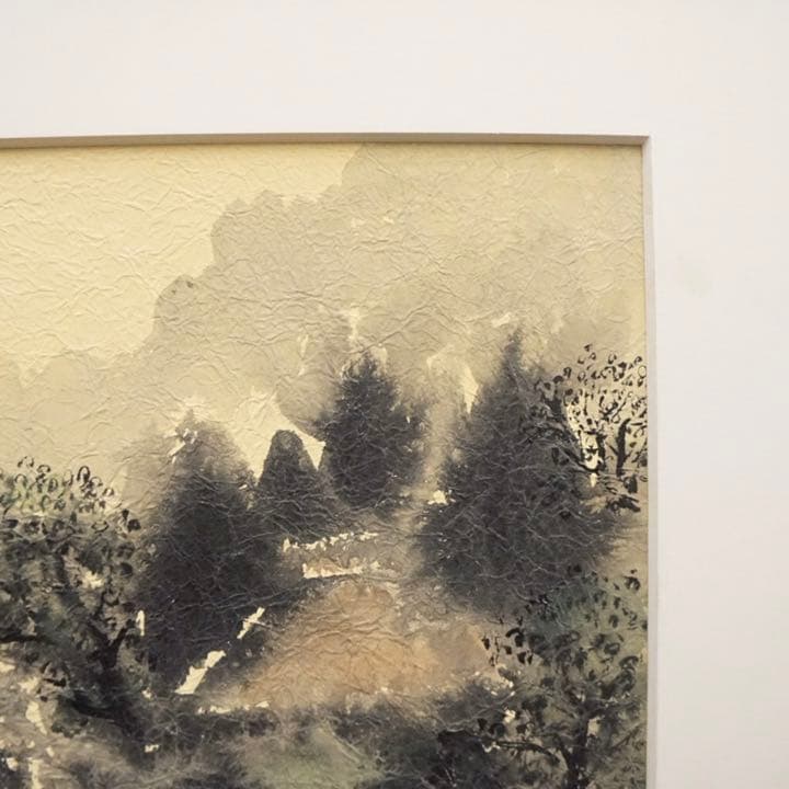 作者不詳 共シール 日本画 和紙 肉筆画 美術 芸術 絵画 アート 風景画