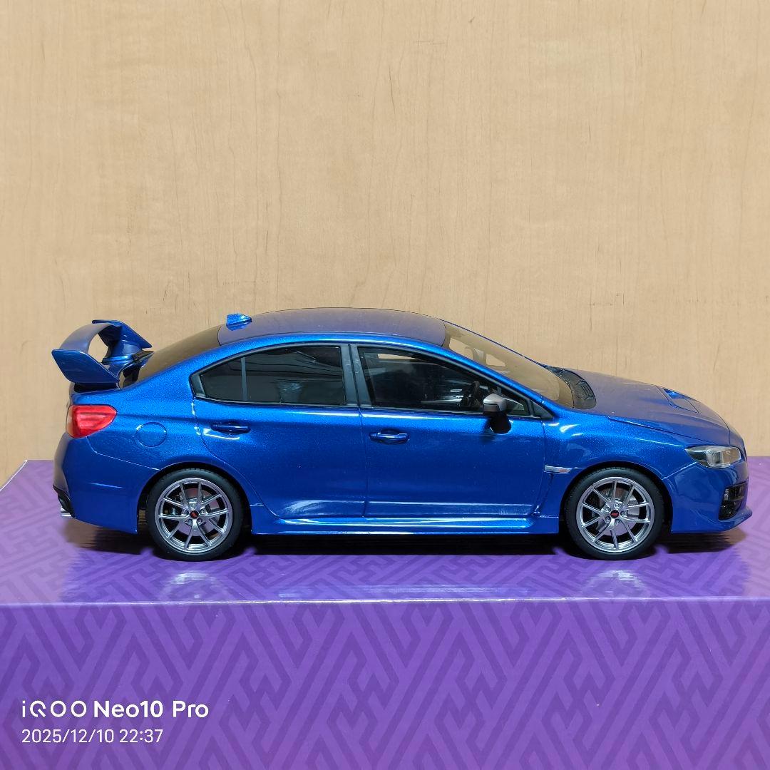 京商 サムライ 前期型 スバル WRX STI 1/18 WRブルー
