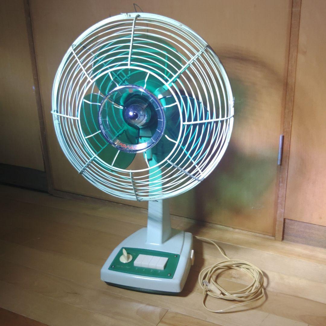 ⭐KAWASAKI ELECTRIC レトロ扇風機 3枚羽根 貴重❗ Yahoo!オークション -「川崎」(扇風機) (電化製品)の落札相場・落札価格