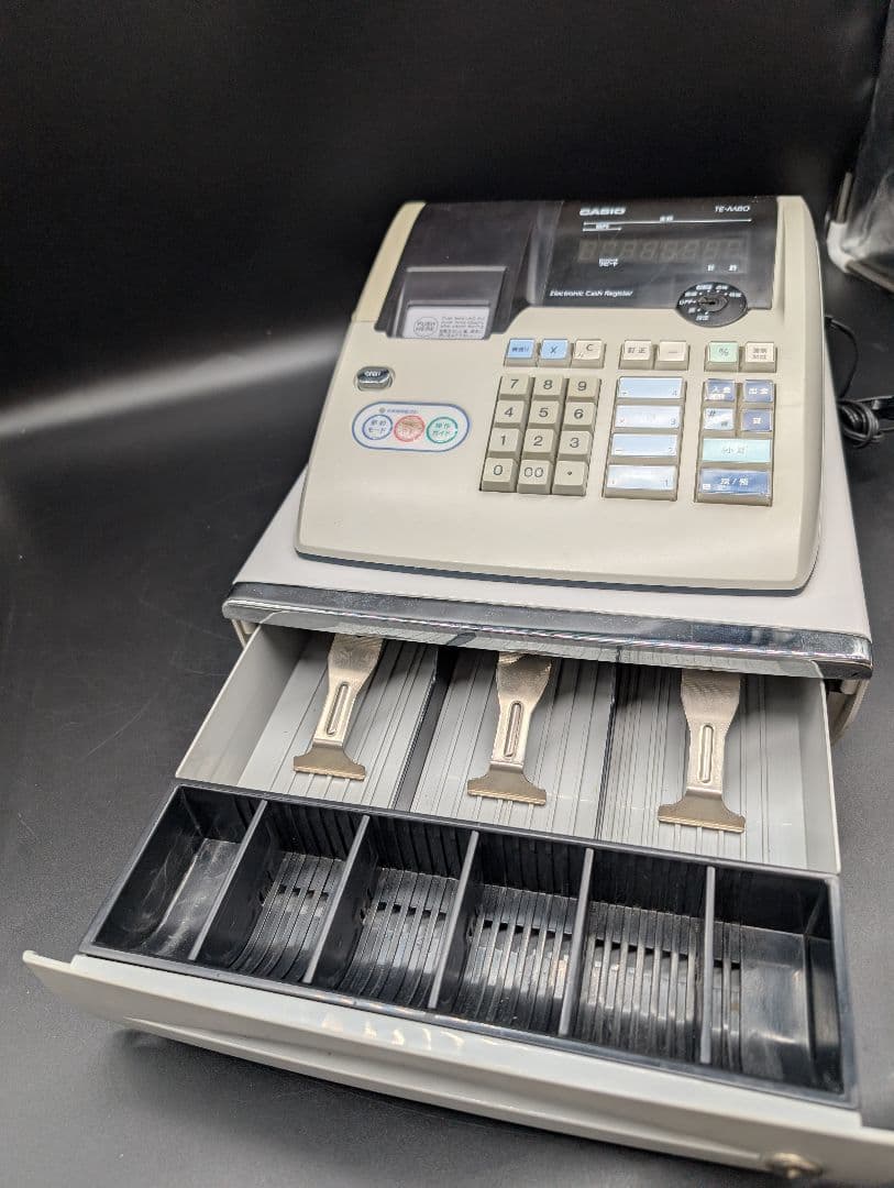 CASIO TE-M80 電子レジスター - メルカリ