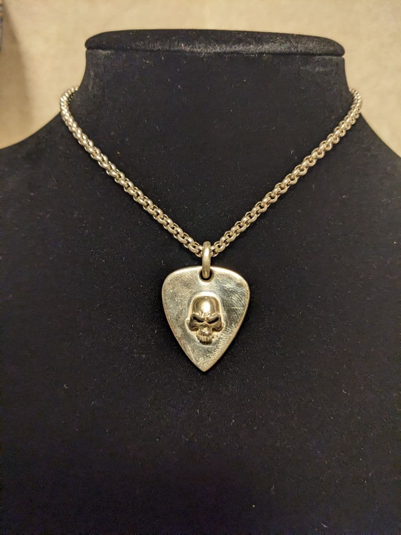 THIRTEEN DESIGNS シルバー スカル ピック ペンダントトップ - メルカリ