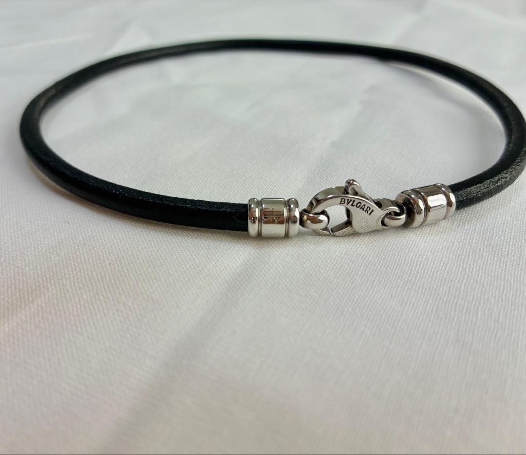【美品】　BVLGARI チョーカー　ネックレス　ブルガリ　レザー　シルバー 楽天市場】BVLGARI ブルガリ チョーカー ネックレス コード 革 レザー