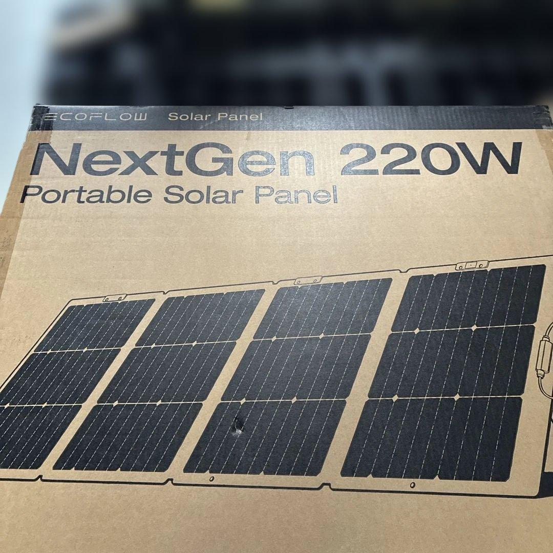 EcoFlow 220W片面ソーラーパネルGen2 - メルカリ