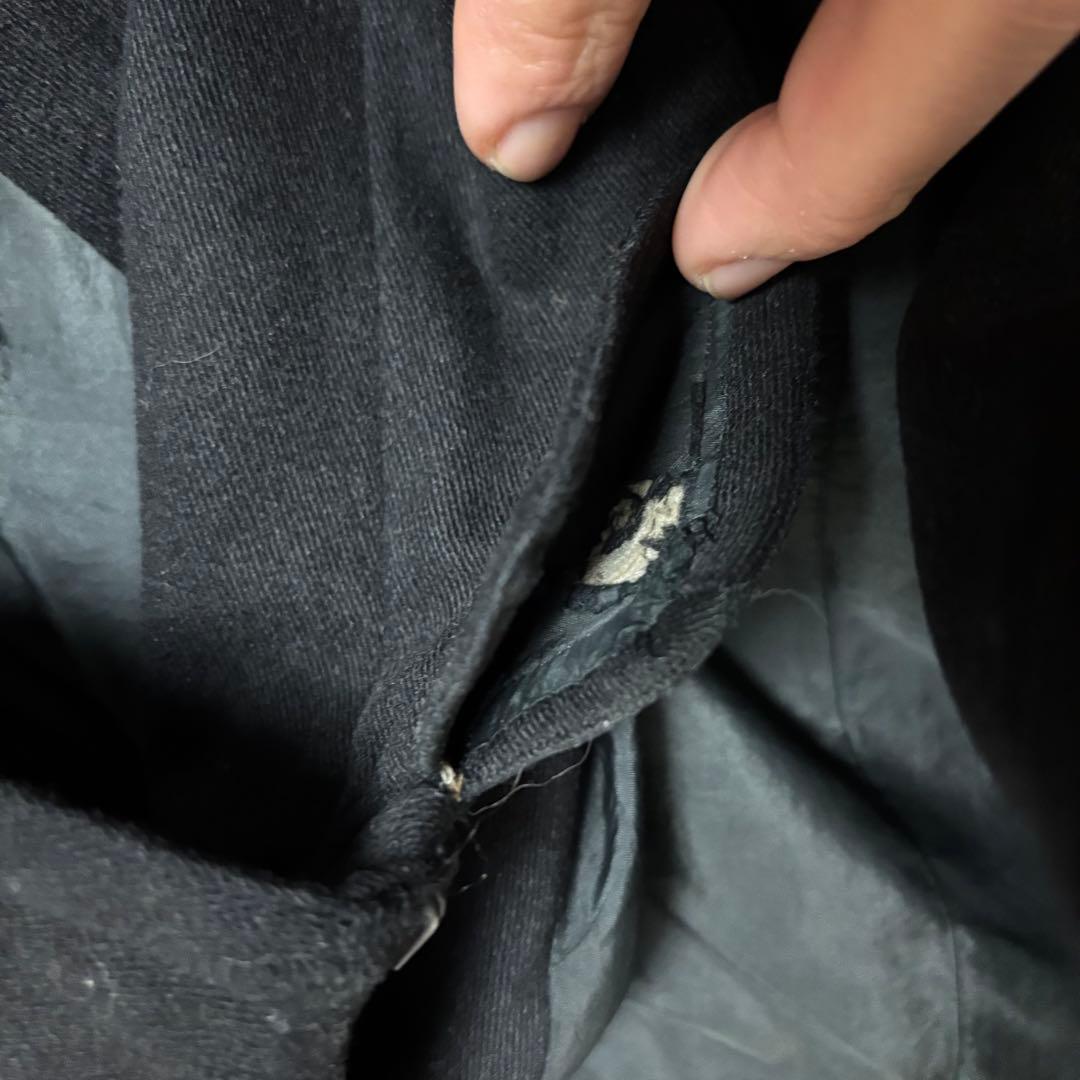 ビンテージ インバネス 外套 昭和初期トンビコート ブラック 大正