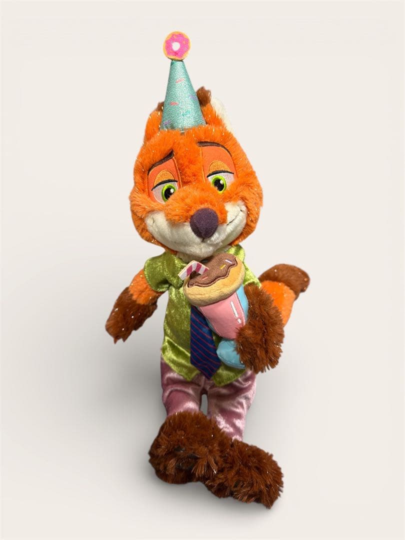 3点セット　ズートピア　ぬいぐるみ、キーチェーン２種　ニック　ディズニーストア